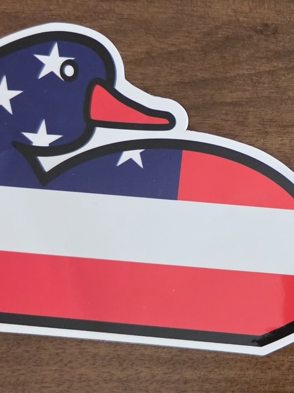 Dooney & Bourke Americana Duck Sticker Red, White & Blue